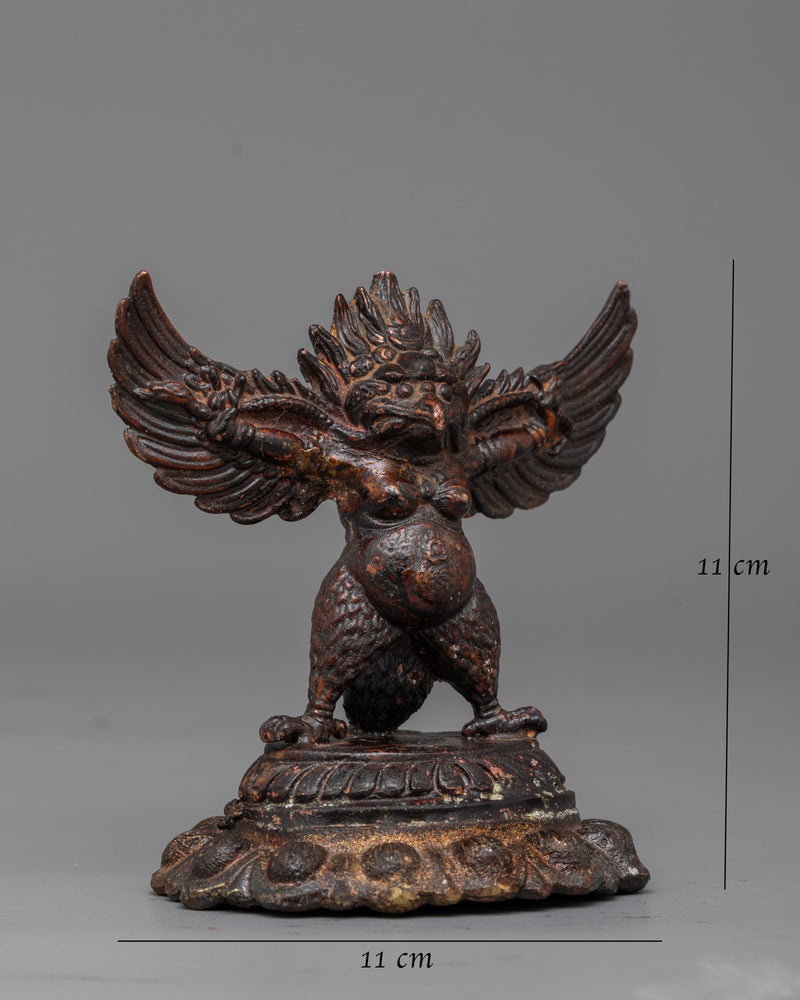 Garuda Antique Figurine | Majestic Guardian of the Skies