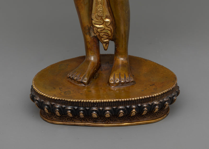 Standing Compassion Deity Chenrezig Statue | Symbol of Divine Love