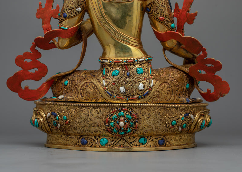 Green Tara Figurine | Radiant Symbol of Compassion