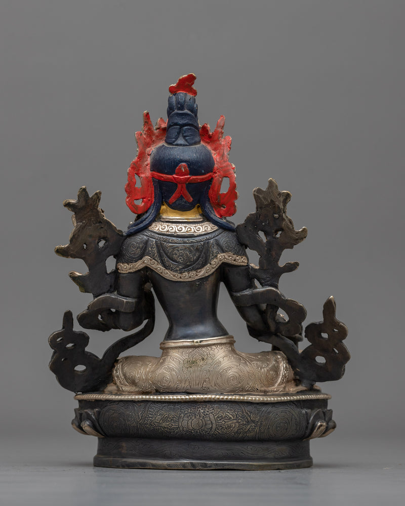 Oxidized Green Tara Figurine | Symbol of Compassion and Wisdom