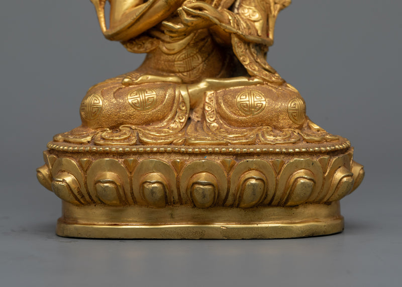 Resplendent Sakya Pandita Statue | Masterfully Crafted in Nepal