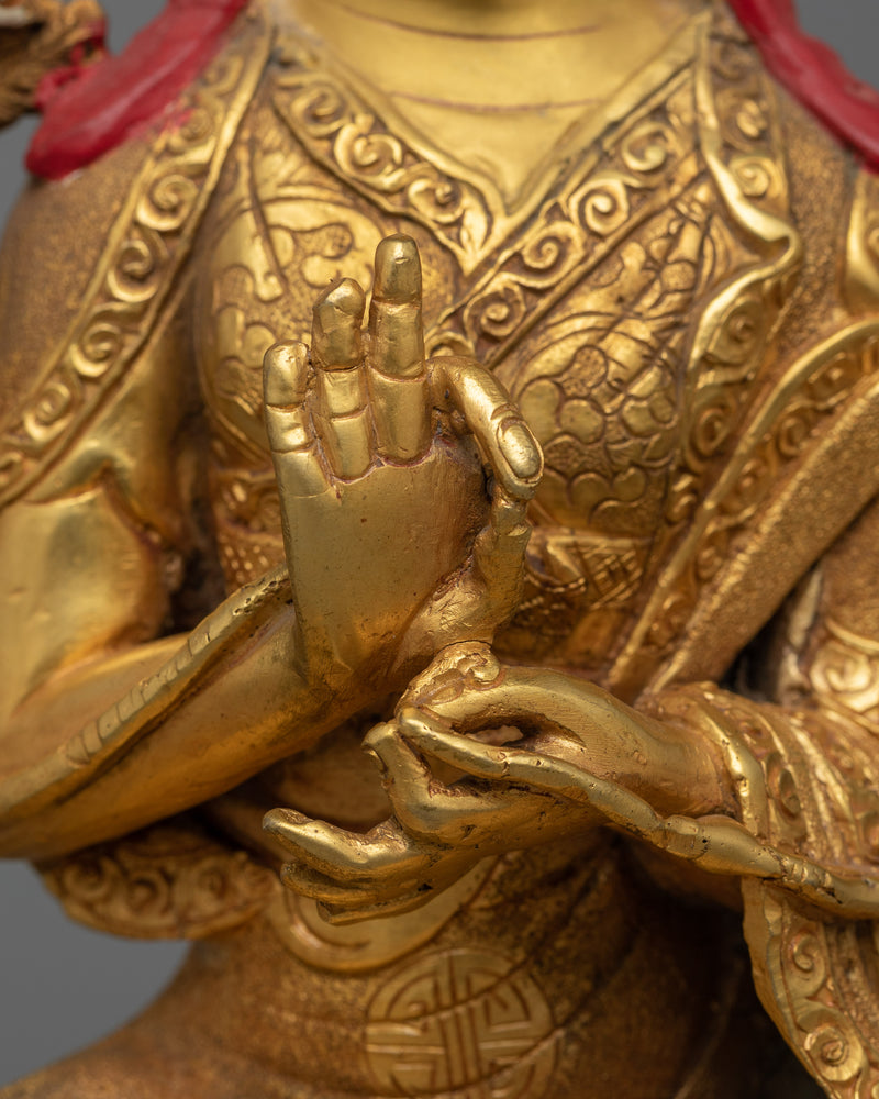 Resplendent Sakya Pandita Statue | Masterfully Crafted in Nepal