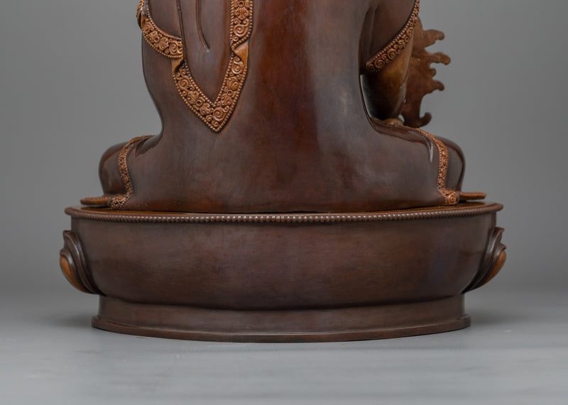 Healing Medicine Sangay Statue | Oxidized Copper Artistry