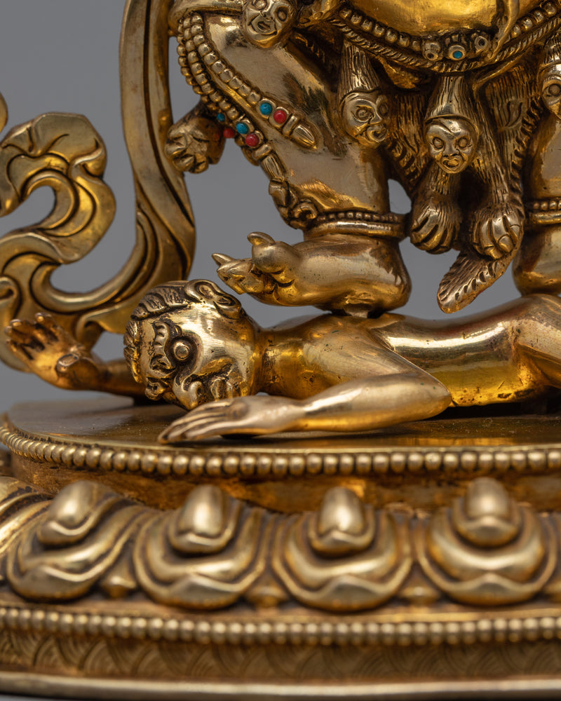 Shakyapa Dharmapala Sculpture | Guardian of Buddhist Teachings