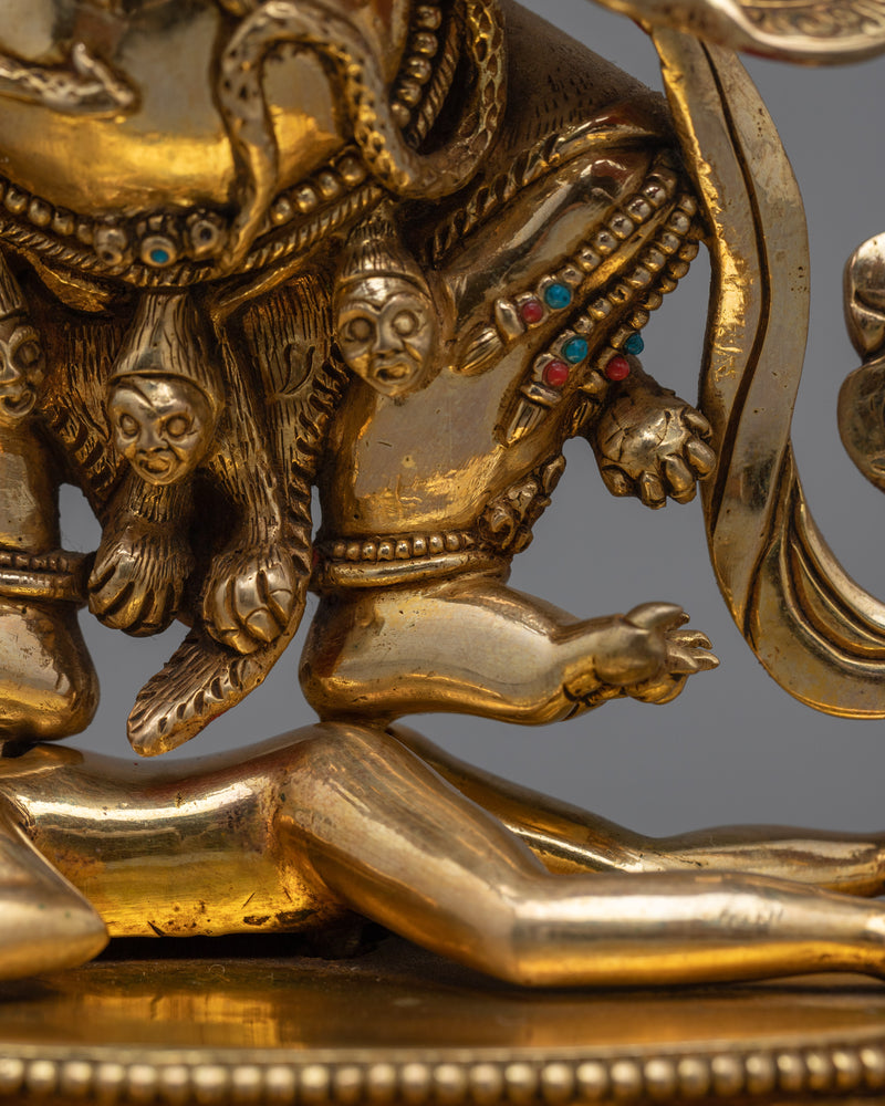 Shakyapa Dharmapala Sculpture | Guardian of Buddhist Teachings