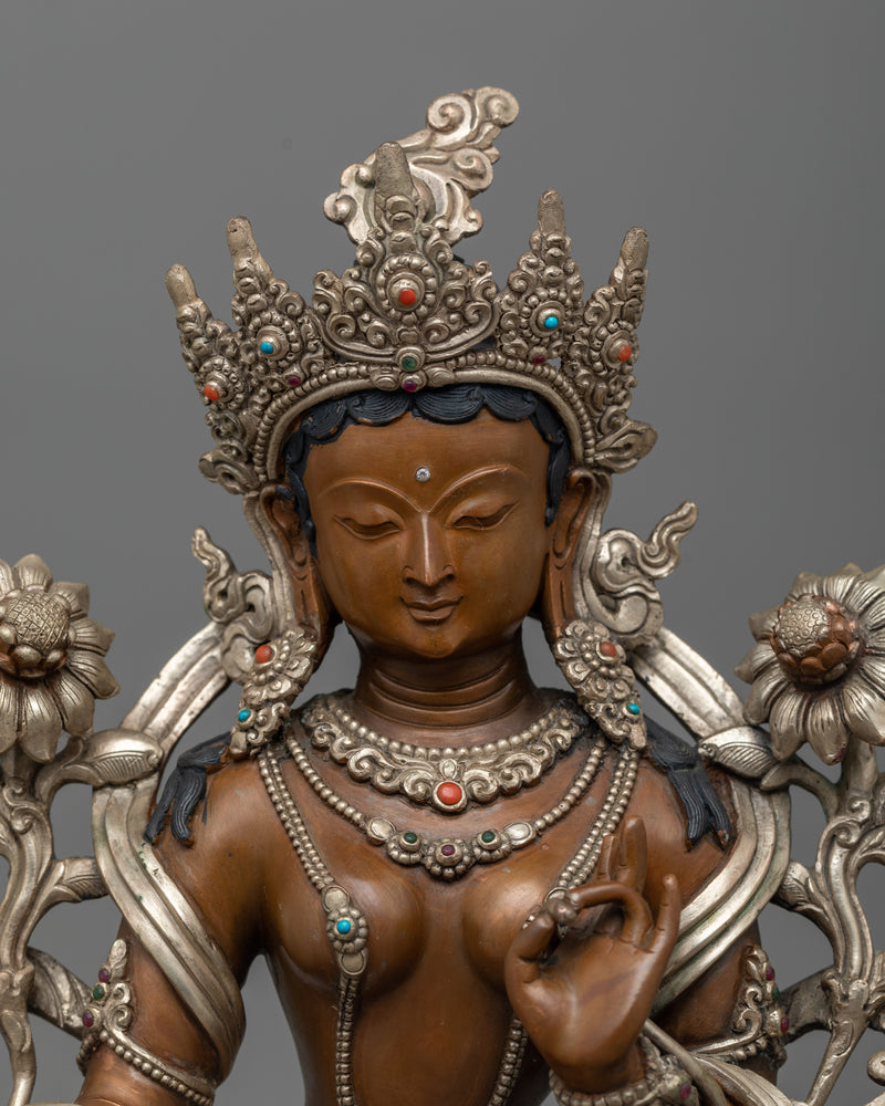 lady-green-tara-sculpture