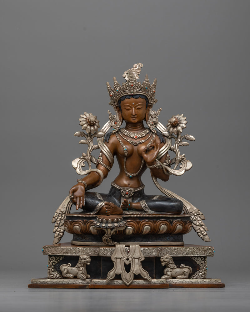 lady-green-tara-sculpture