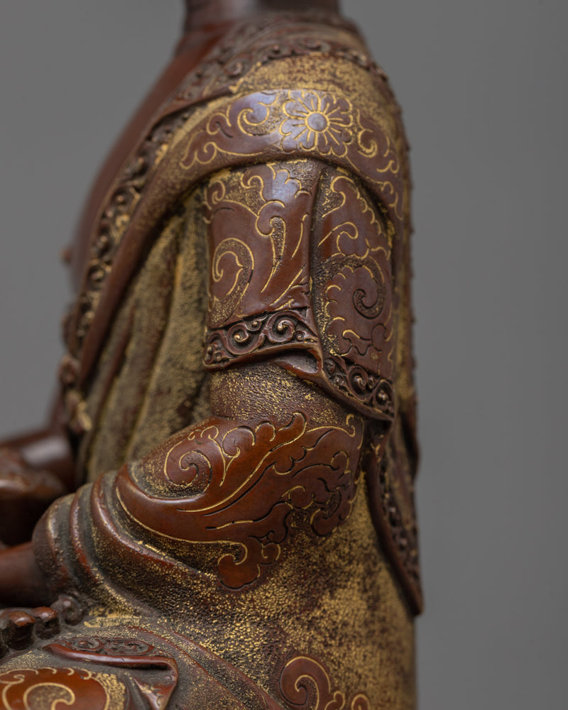 Beautiful Shakyamuni Buddha Sculpture | Nepalese Oxidized Statue