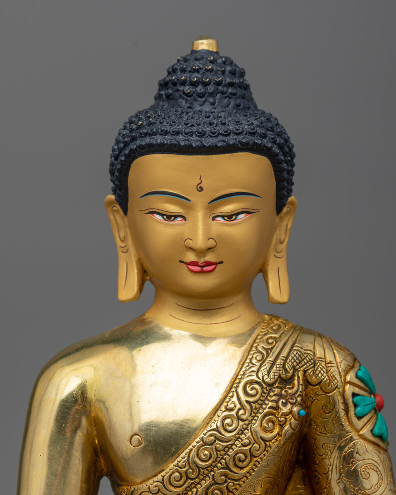 shakyamuni-buddha-golden sculpture