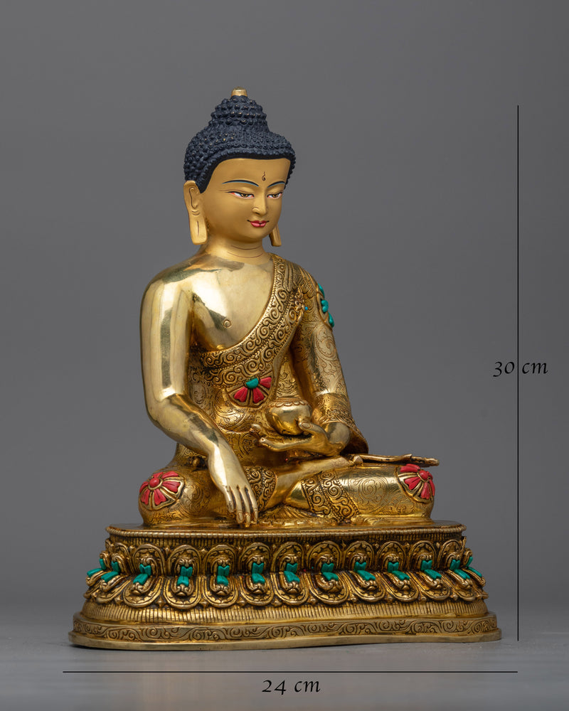 shakyamuni-buddha-golden sculpture