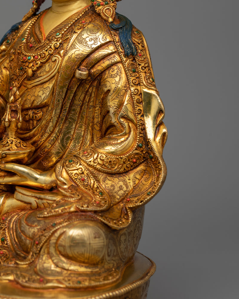 Tantric Deva Guru Rinpoche Statue | Enlightened Master of Tantric Wisdom