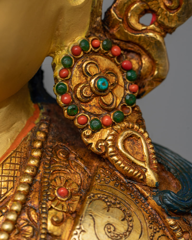 Tantric Deva Guru Rinpoche Statue | Enlightened Master of Tantric Wisdom