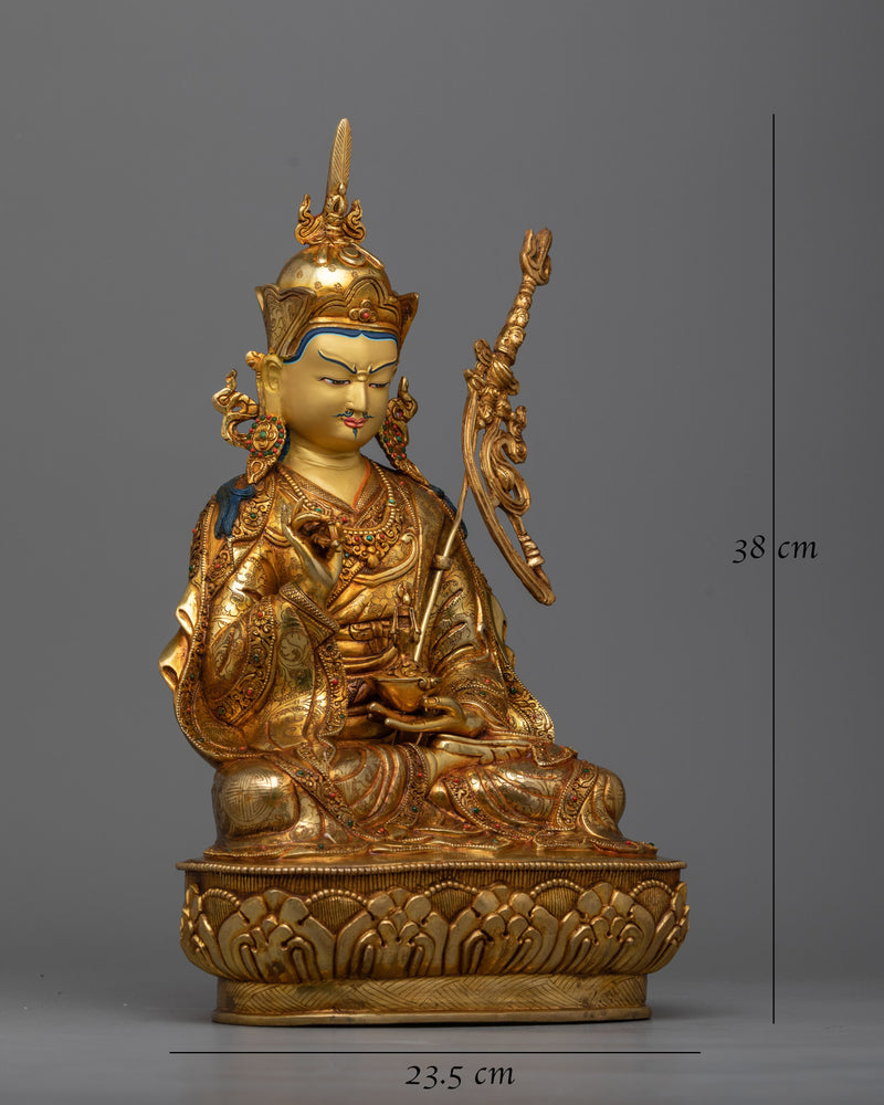 Tantric Deva Guru Rinpoche Statue | Enlightened Master of Tantric Wisdom