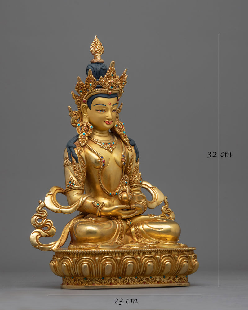 Longevity Life Amitayus Statue | Symbol of Eternal Vitality