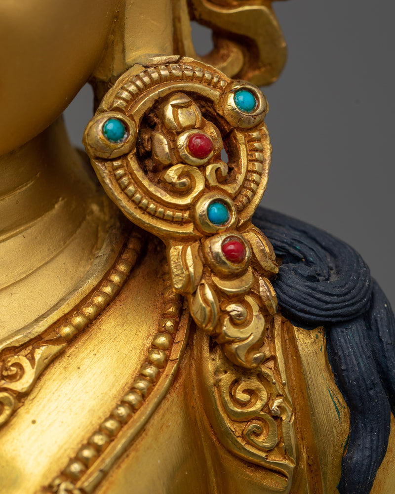 Vajrasattva Purity Deity Statue | Embodiment of Spiritual Cleansing