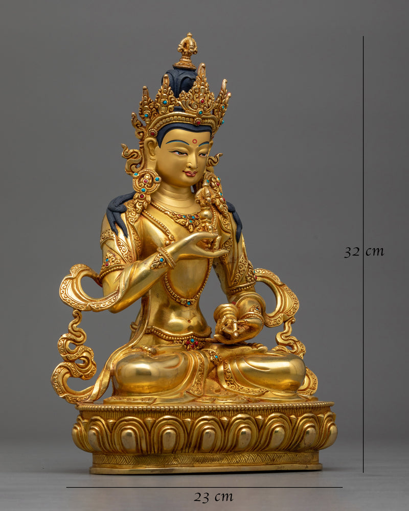 Vajrasattva Purity Deity Statue | Embodiment of Spiritual Cleansing