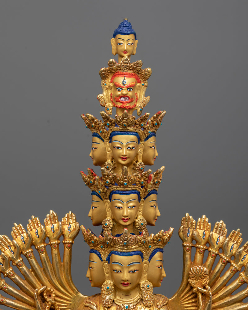 1000 Arms Avalokiteshvara Statue | Divine Compassion Embodied