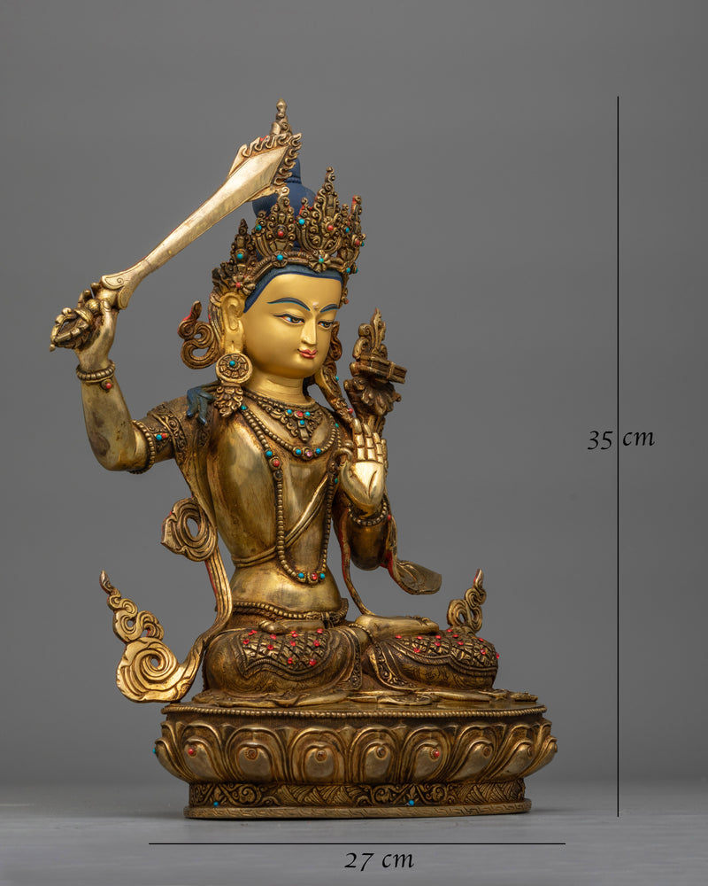 Bodhisattva Deity Manjushri | Embodiment of Spiritual Enlightenment