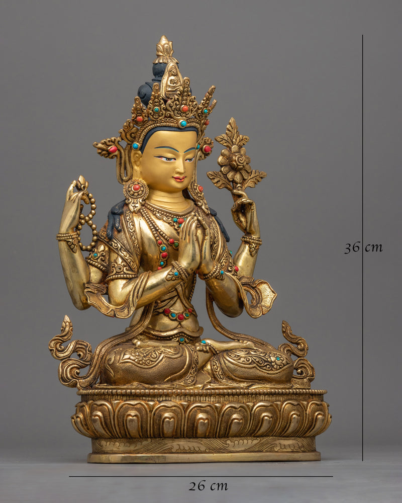 Bodhisattva Deity Chenrezig | Compassionate Guardian