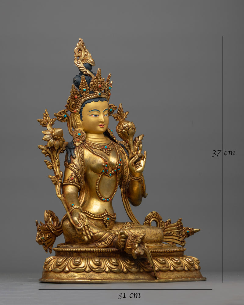 Goddess Tara Sculpture | Divine Manifestation of Compassion