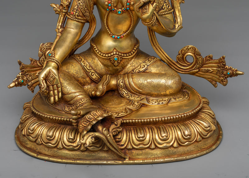 Goddess Tara Sculpture | Divine Manifestation of Compassion