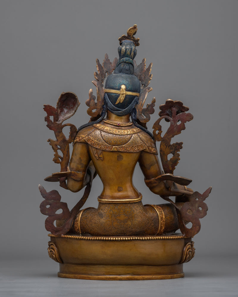 Arya Tara Oxidized Figurine | Radiant Symbol of Devotion