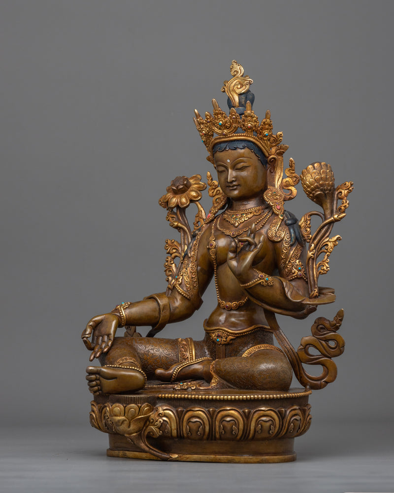 arya-tara-oxidized-figurine