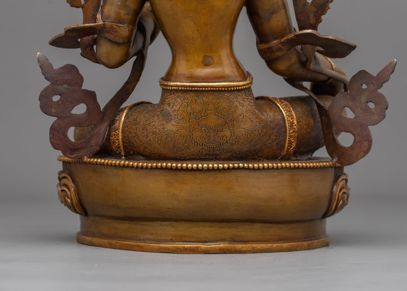 Arya Tara Oxidized Figurine | Radiant Symbol of Devotion