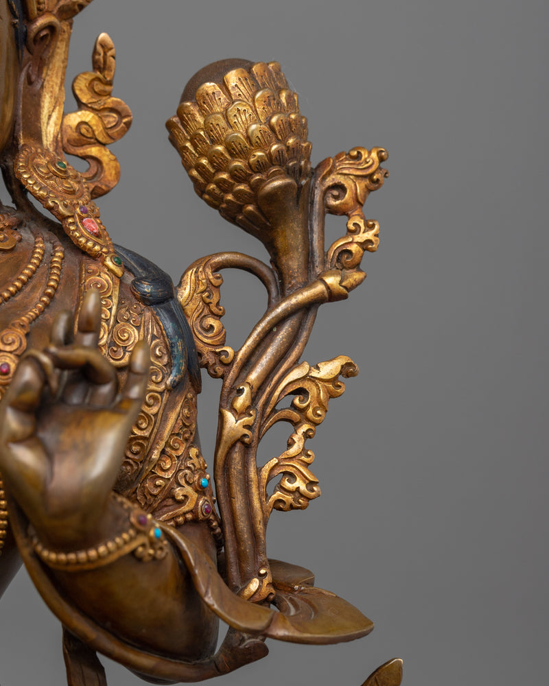 Arya Tara Oxidized Figurine | Radiant Symbol of Devotion