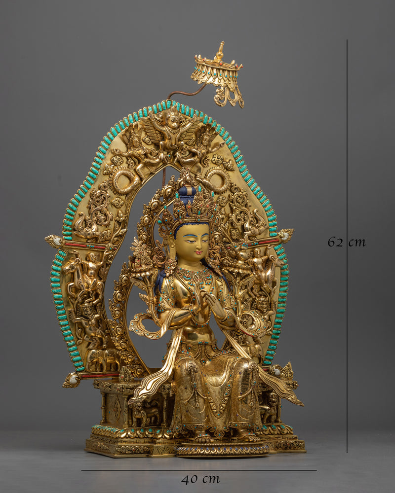 Maitreya Buddhah Statue | Embodiment of Future Enlightenment