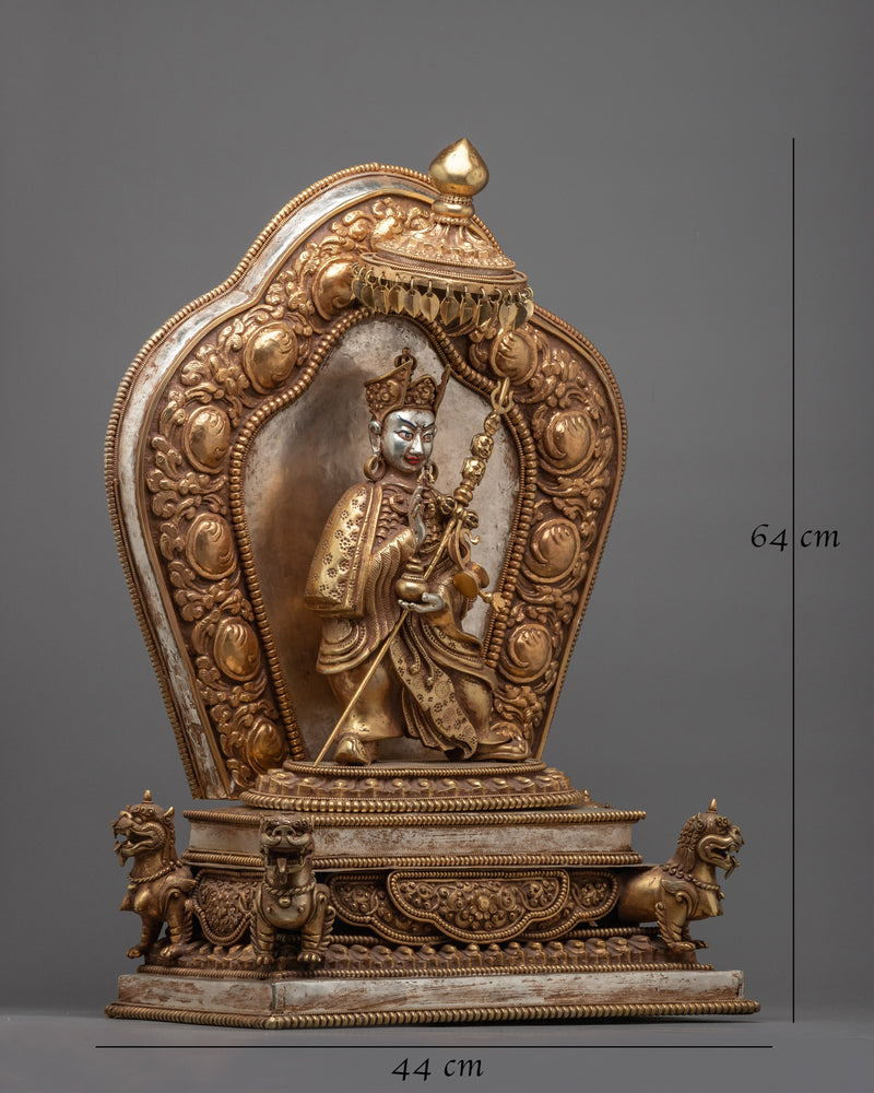 Standing Tantric Guru Rinpoche Statue | Radiant Symbol of Spiritual Mastery