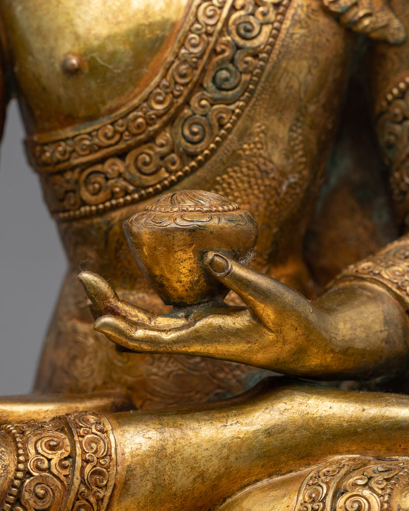 Shakyamuni Buddhah Antique Figurine | Embodying Timeless Wisdom