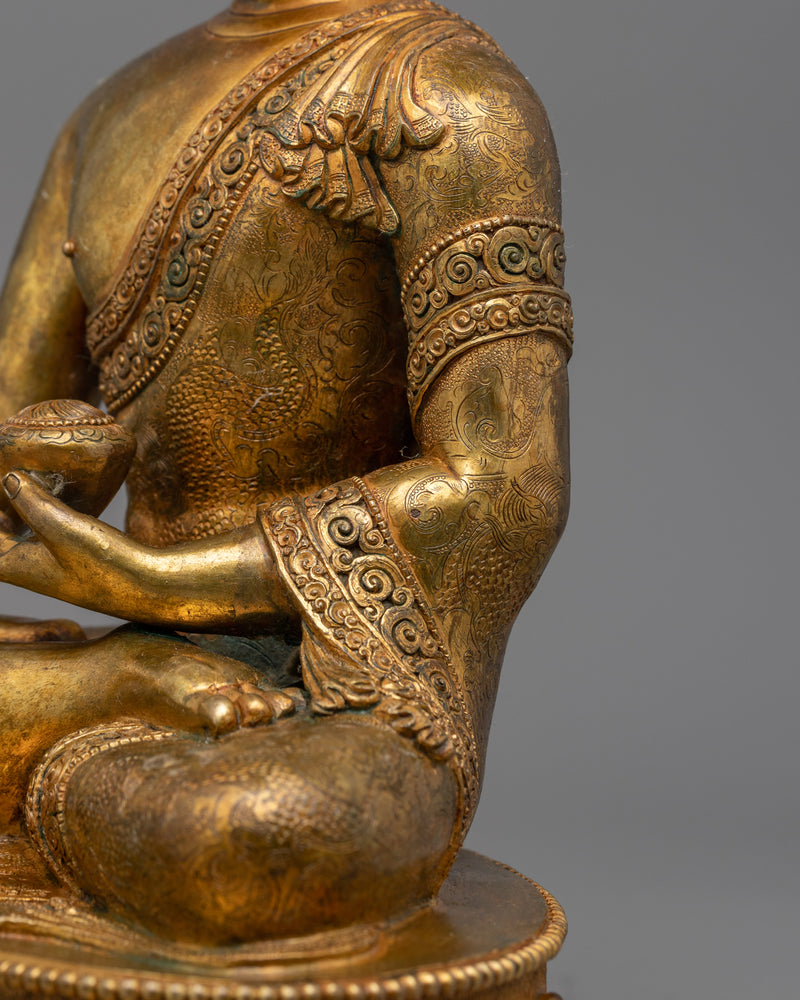 Shakyamuni Buddhah Antique Figurine | Embodying Timeless Wisdom