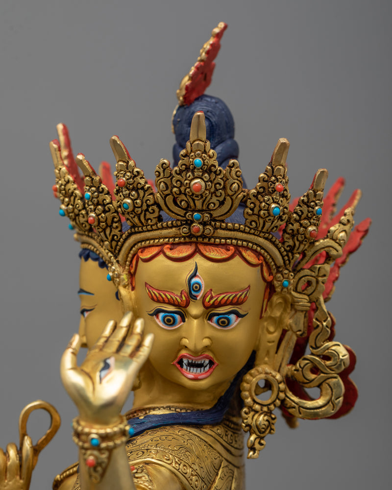 Namgyalma Longevity Deity Statue | 24K Gold Gilded Beacon of Eternal Life