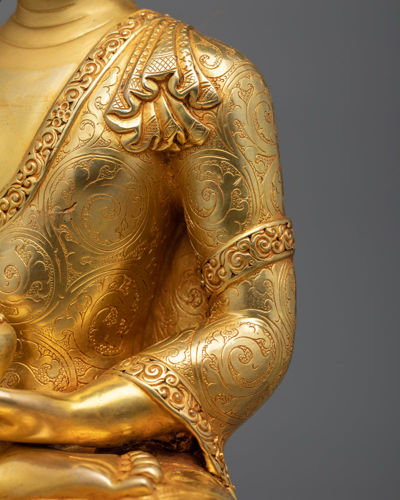 Jewel Crown Shakyamuni Buddha Statue | Embodiment of Divine Wisdom