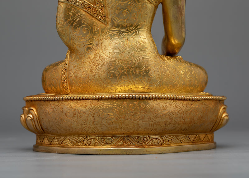 Jewel Crown Shakyamuni Buddha Statue | Embodiment of Divine Wisdom