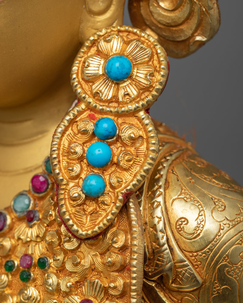 Jewel Crown Shakyamuni Buddha Statue | Embodiment of Divine Wisdom