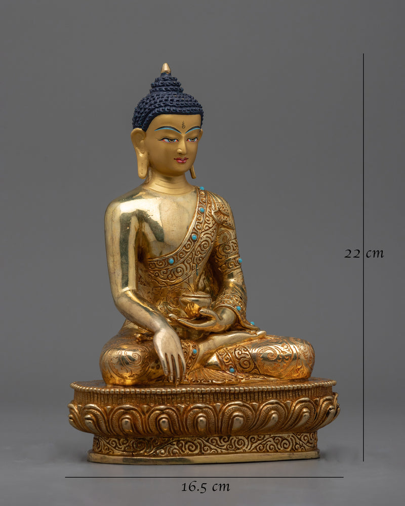 Serene Shakyamuni Buddha Figurine | A Beacon of Inner Peace