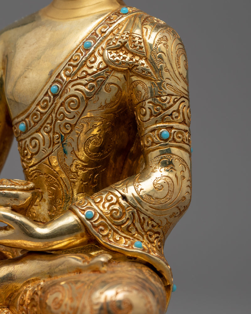 Serene Shakyamuni Buddha Figurine | A Beacon of Inner Peace