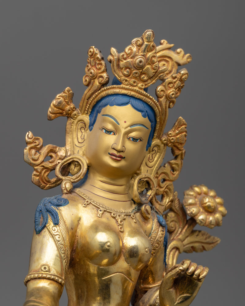 white-tara-standing-figurine