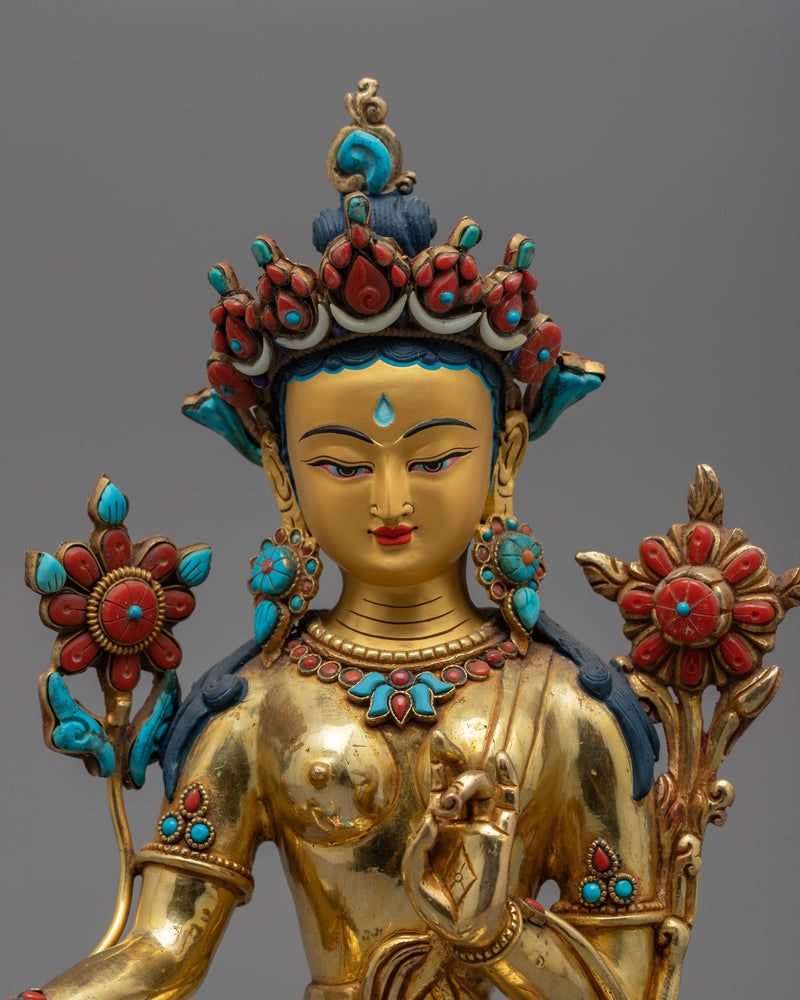 seated-green-tara