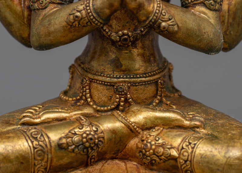 Chenrezig Antique Figurine | Embrace Compassion and Cultivate Harmony