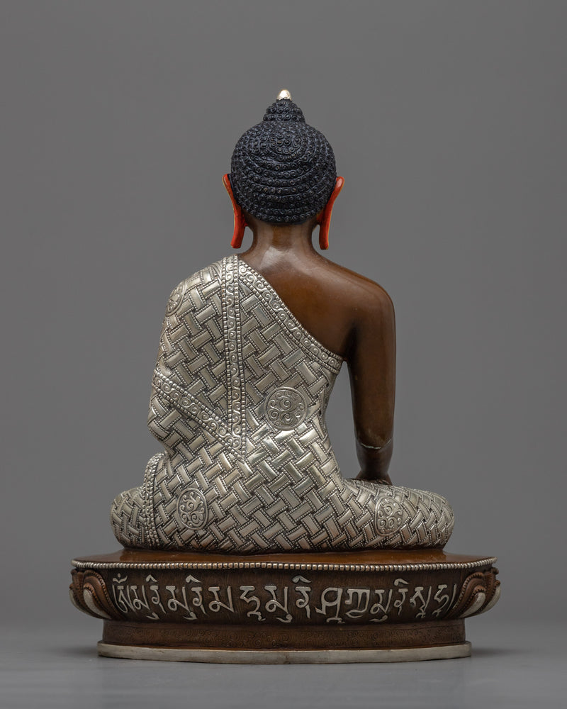 Shakyamuni Buddha Oxidized Figurine | Embrace Serenity and Enlightenment