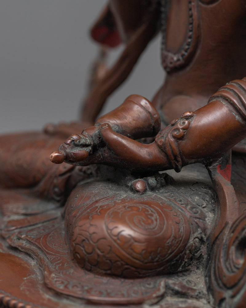 Vajrasattva Oxidized Figurine | Awaken Your Inner Purity and Strength