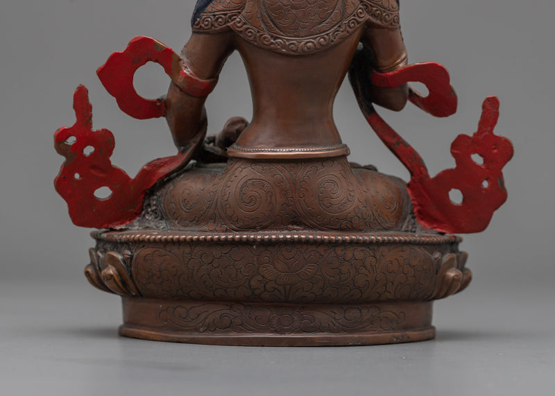 Vajrasattva Oxidized Figurine | Awaken Your Inner Purity and Strength