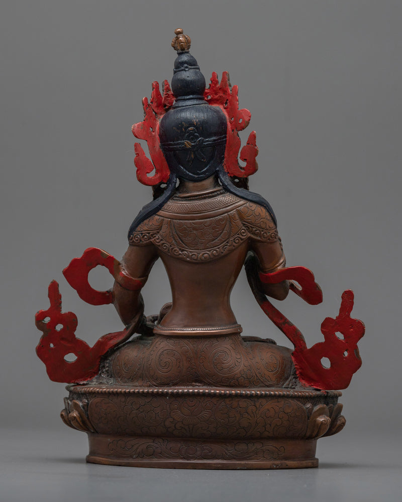 Vajrasattva Oxidized Figurine | Awaken Your Inner Purity and Strength