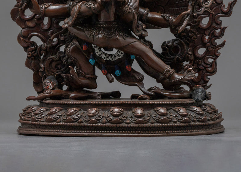 Vajrakilaya Oxidized Figurine | Embrace the Fierce Energy