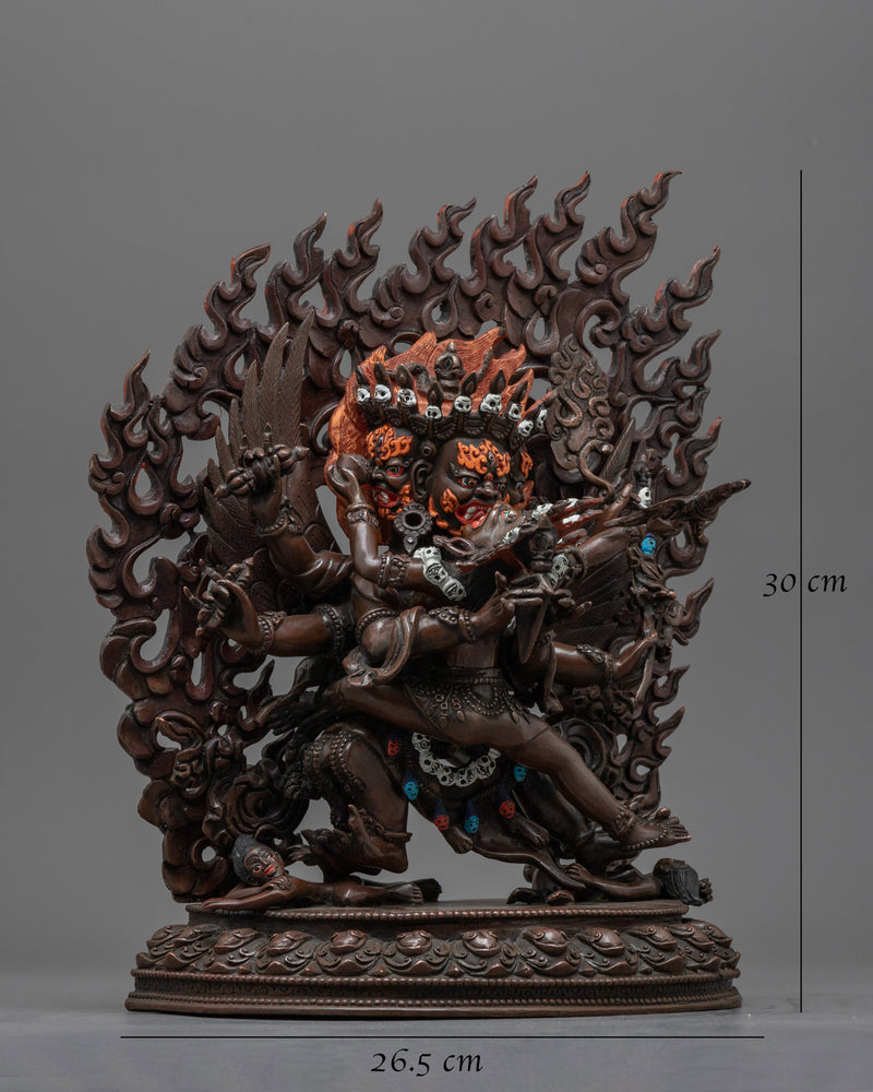 Vajrakilaya Oxidized Figurine | Embrace the Fierce Energy