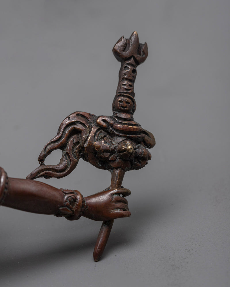 Vajrakilaya Oxidized Figurine | Embrace the Fierce Energy