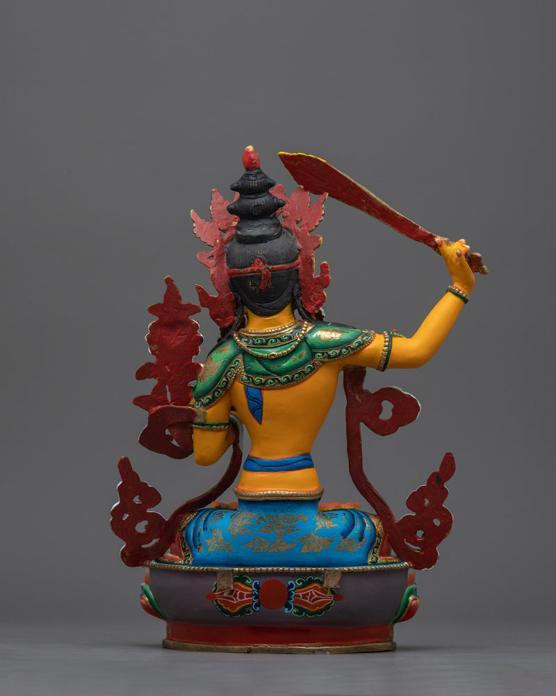 Manjushri Yellow Figurine | Illuminate Your Path to Wisdom